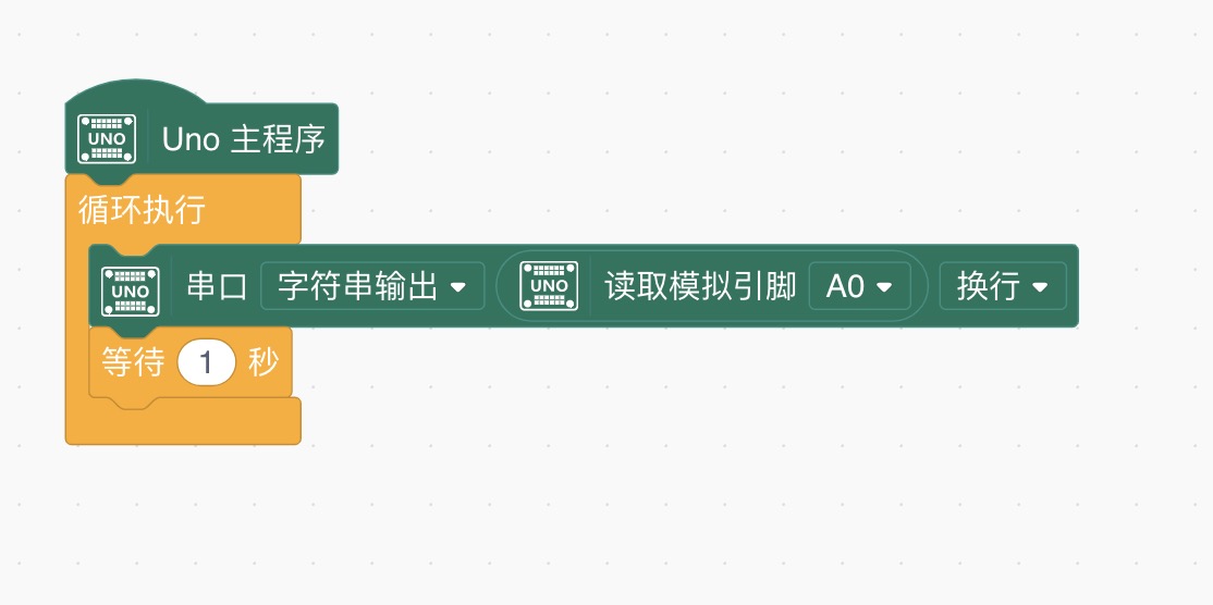 雨滴传感器Mind+代码